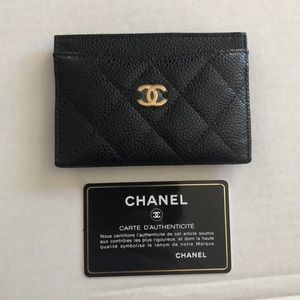 Chanel card holder